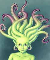 Tentacle hair (color)